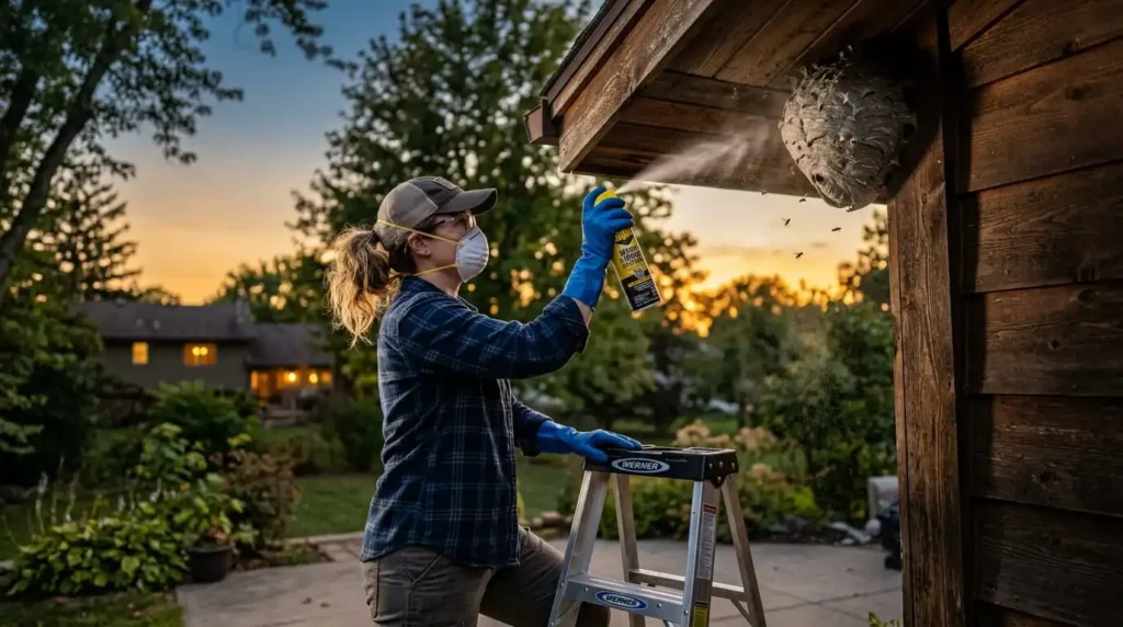wasp spray