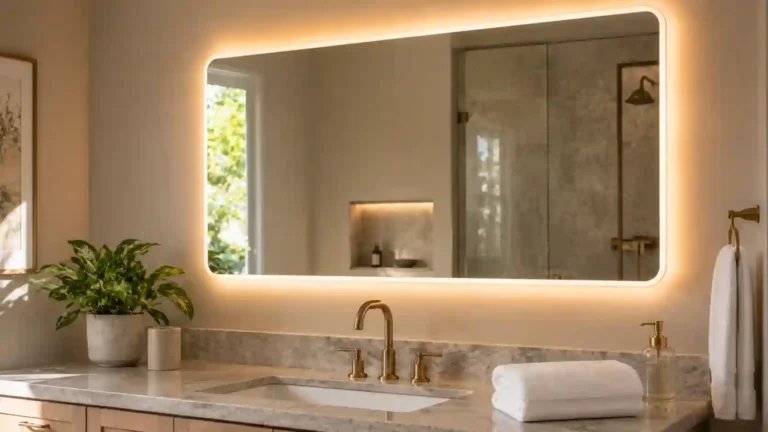 Mirror on Bathroom