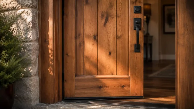 knotty alder doors