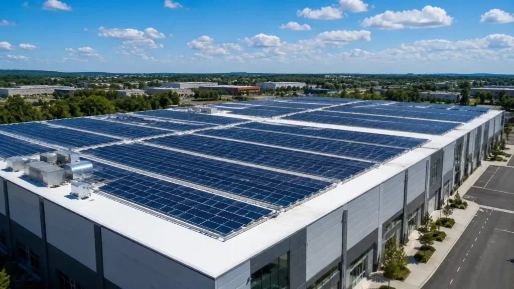 commercial solar installation