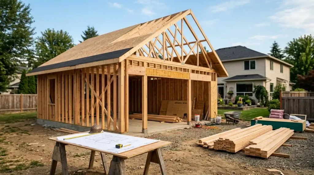 can i build a garage on my property