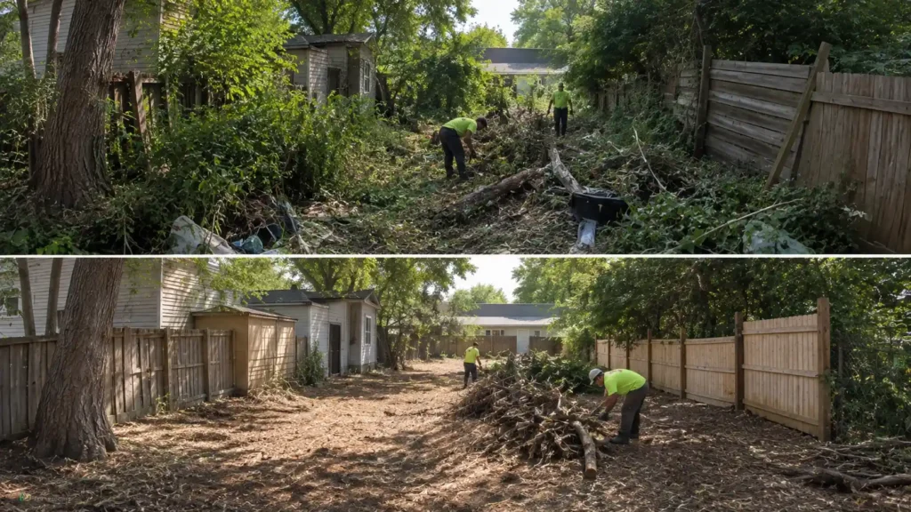 Overgrown Lot Cleanup